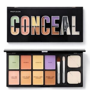 Profusion Cosmetics 10-Shade Concealer & Color Correcting Palette

Cruelty Free